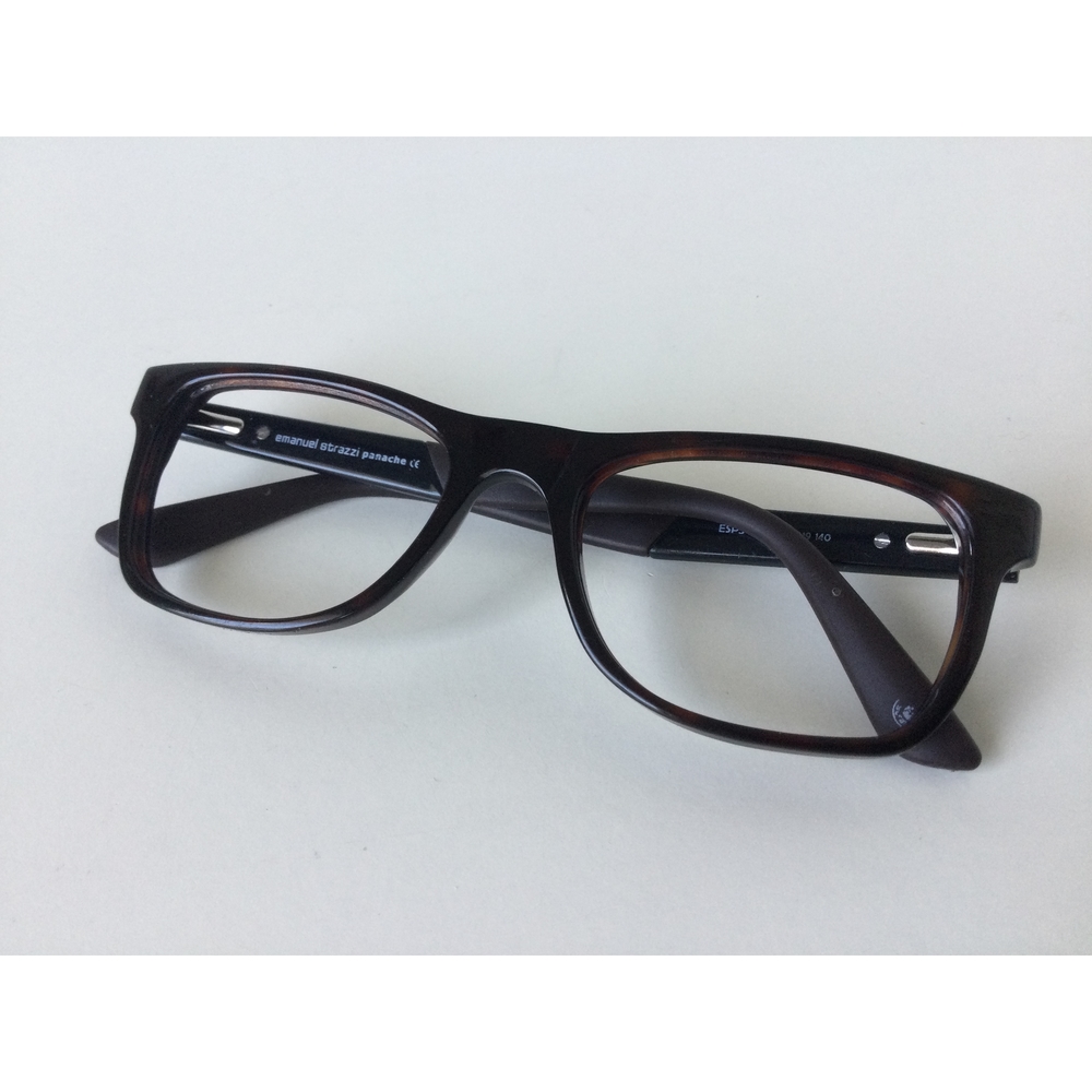 Emanuel Strazzi Panache Eyeglasses ESP3-1243 Brown Frame 52-19-140 - Picture 6 of 9